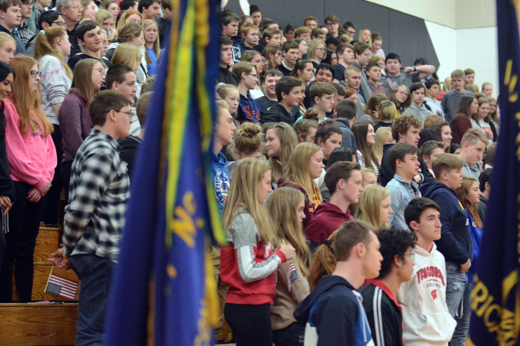 Portage High School Veterans Day ceremony 2019